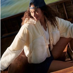 Free People FP Movement Adventure Awaits Jacket - Color Ivory Size Medium